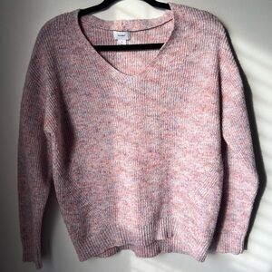 Old navy Light pink knit sweater medium